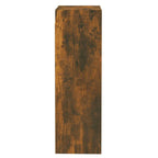 Mobili TV 2 pz Rovere Fumo 30,5x30x90 cm in Legno Multistrato