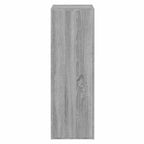 Mobili TV 2 pz Grigio Sonoma 30,5x30x90 cm in Legno Multistrato