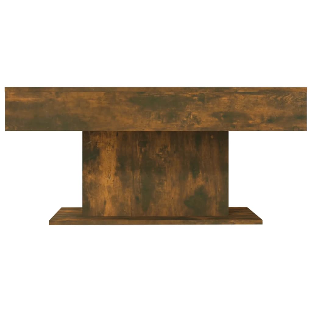Tavolino da Salotto Rovere Fumo 96x50x45cm in Legno Multistrato