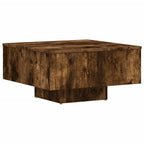 Tavolino Rovere Fumo 60x60x31,5 cm in Legno Multistrato