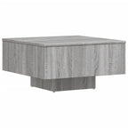 Tavolino Salotto Grigio Sonoma 60x60x31,5 cm Legno Multistrato