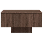 Tavolino Rovere Marrone 60x60x31,5 cm in Legno Multistrato