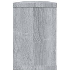 Mensole Cubo Muro 6 pz Grigio Sonoma 60x15x23 cm in Multistrato