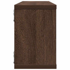 Mensole Cubo Muro 4pz Rovere Marrone 60x15x23 cm in Multistrato