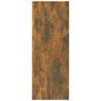 Tavolino Consolle Rovere Fumo 78x30x80 cm in Legno Multistrato