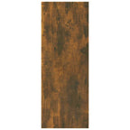 Tavolino Consolle Rovere Fumo 105x30x80 cm in Legno Multistrato