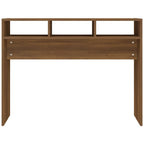 Tavolino Consolle Rovere Marrone 105x30x80 cm Legno Multistrato