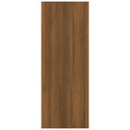 Tavolino Consolle Rovere Marrone 105x30x80 cm Legno Multistrato