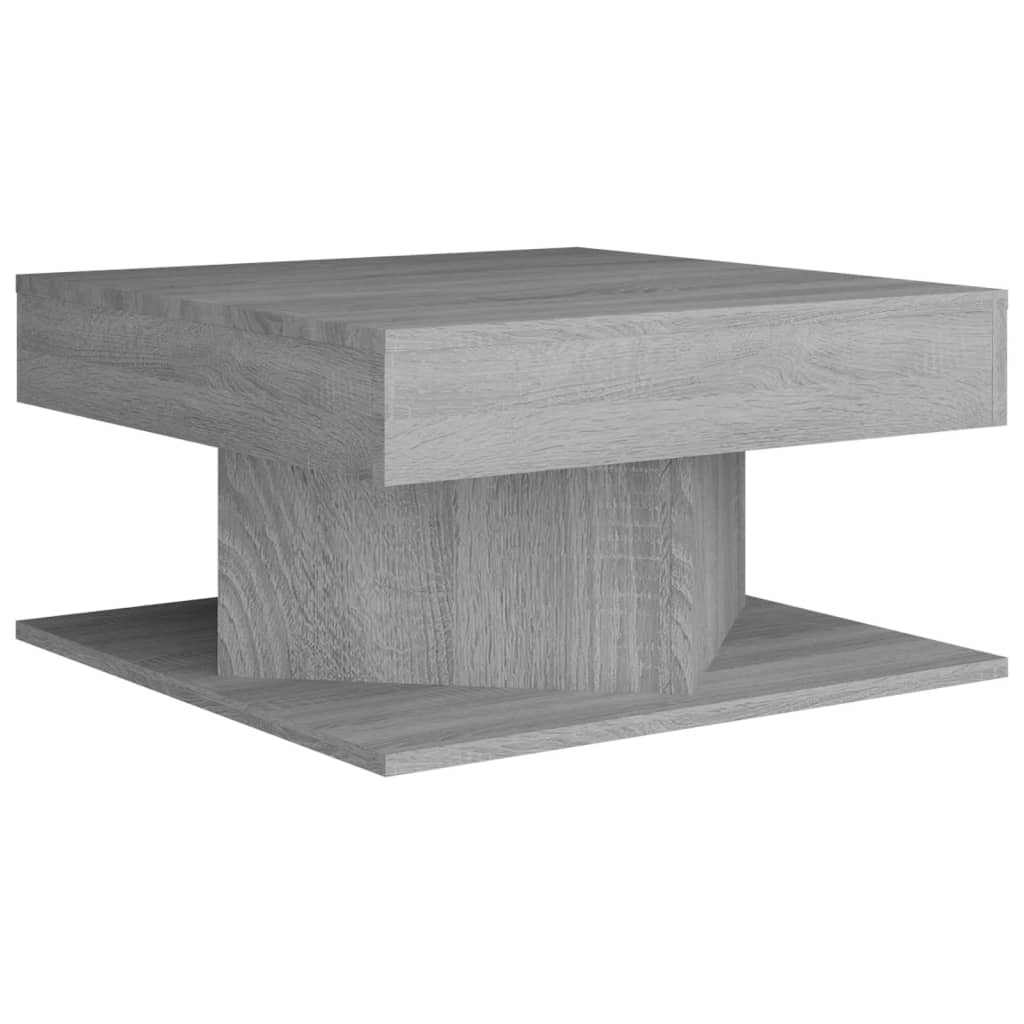 Tavolino da Salotto Grigio Sonoma 57x57x30 cm Legno Multistrato