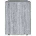 Armadietto con Ruote Grigio Sonoma 60x53x72cm Legno Multistrato