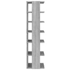 Scarpiere 2 pz Grigio Sonoma 27,5x27x102cm in Legno Multistrato