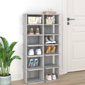 Scarpiere 2 pz Grigio Sonoma 27,5x27x102cm in Legno Multistrato