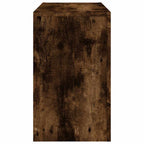 Tavolini Impilabili 3 pz Rovere Fumo in Legno Multistrato