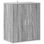 Scarpiera Grigio Sonoma 60x35x70 cm in Legno Multistrato
