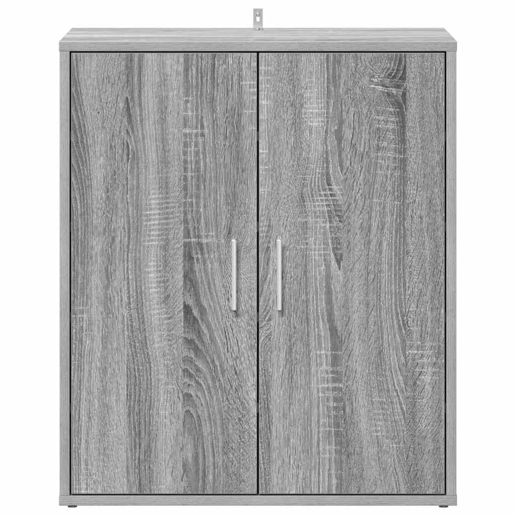 Scarpiera Grigio Sonoma 60x35x70 cm in Legno Multistrato