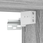 Scarpiera Grigio Sonoma 60x35x70 cm in Legno Multistrato