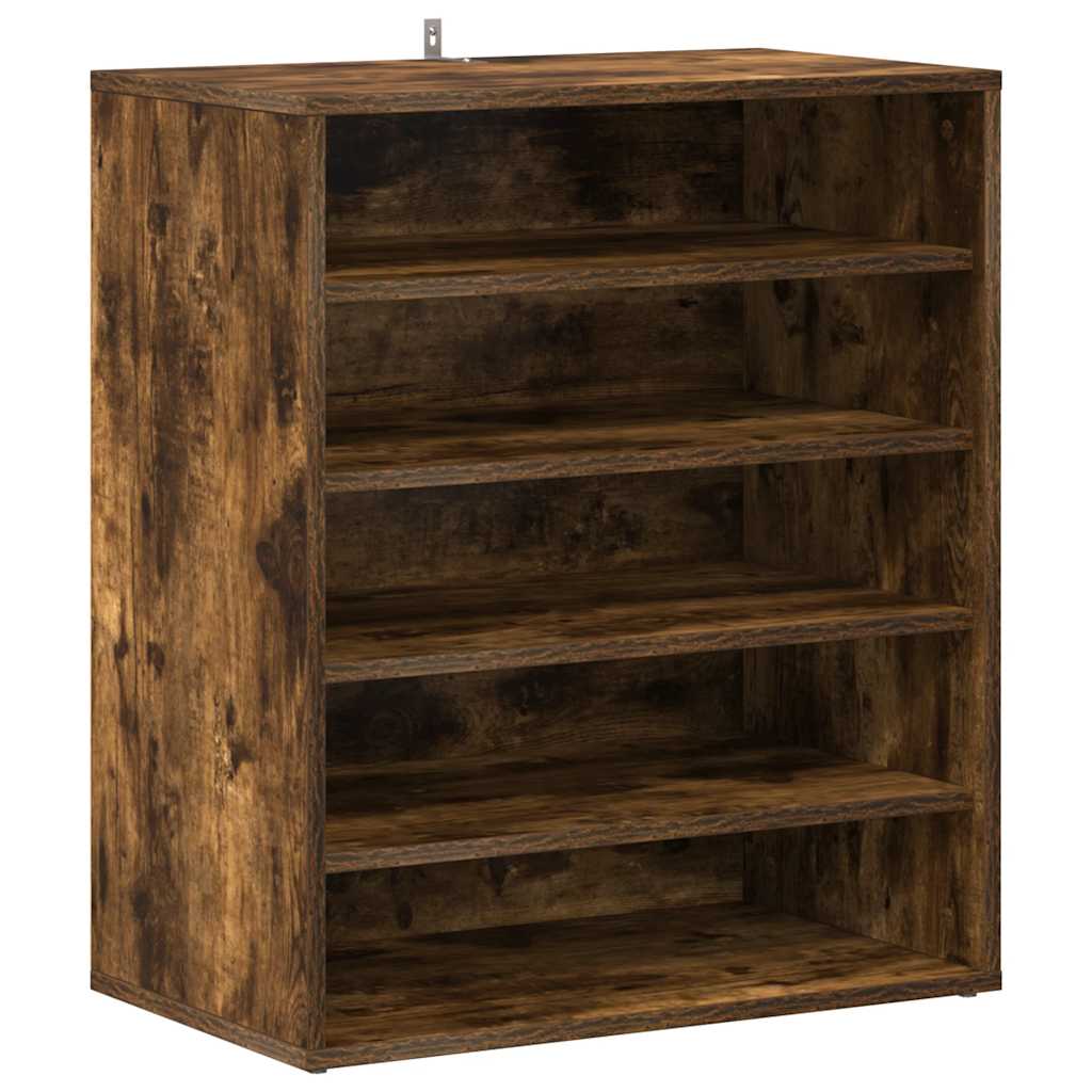 Scarpiera Rovere Fumo 60x35x70 cm in Legno Multistrato