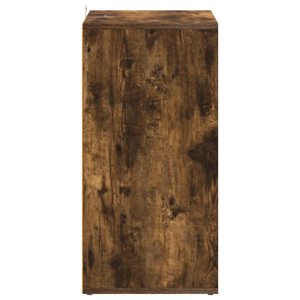 Scarpiera Rovere Fumo 60x35x70 cm in Legno Multistrato