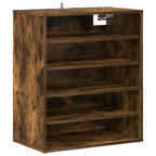 Scarpiera Grigio Sonoma 60x35x70 cm in Legno Multistrato
