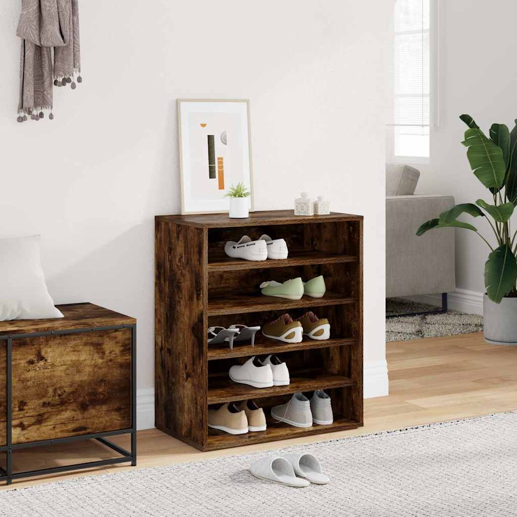 Scarpiera Grigio Sonoma 60x35x70 cm in Legno Multistrato