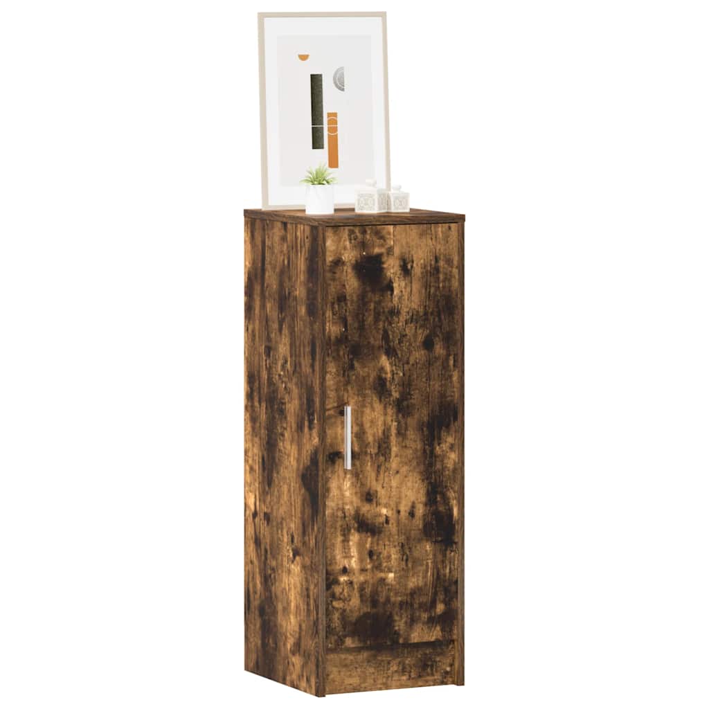 Scarpiera Rovere Fumo 32x35x92 cm in Legno Multistrato