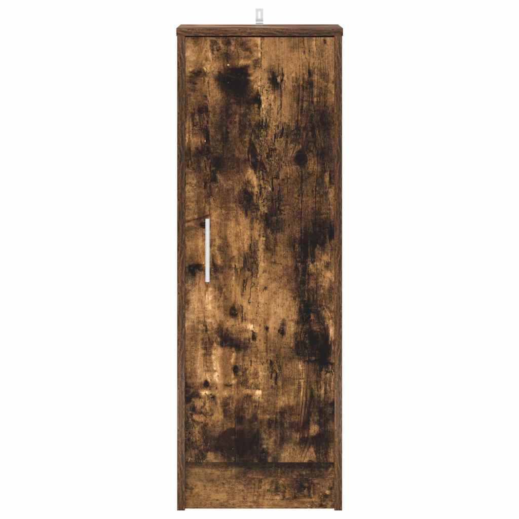 Scarpiera Rovere Fumo 32x35x92 cm in Legno Multistrato
