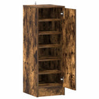 Scarpiera Rovere Fumo 32x35x92 cm in Legno Multistrato