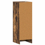 Scarpiera Rovere Fumo 32x35x92 cm in Legno Multistrato