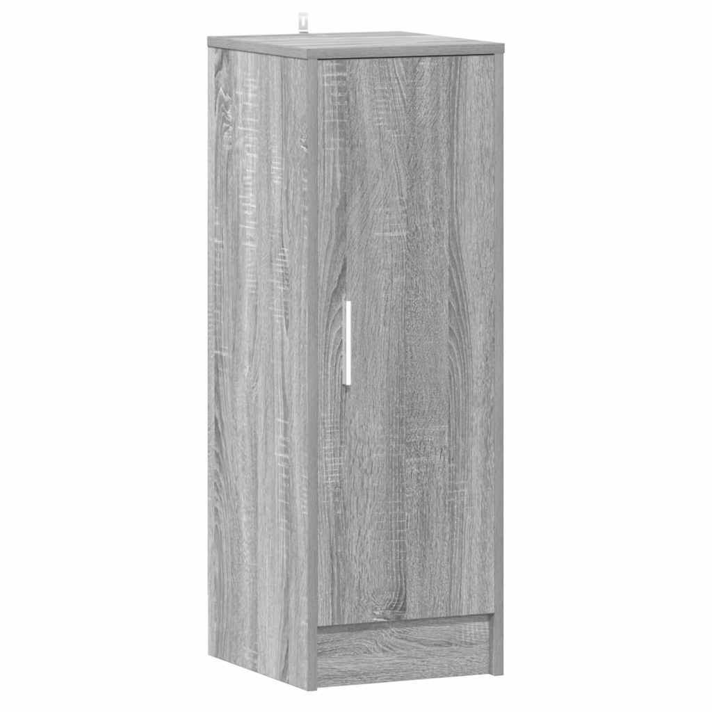 Scarpiera Grigio Sonoma 32x35x92 cm in Legno Multistrato