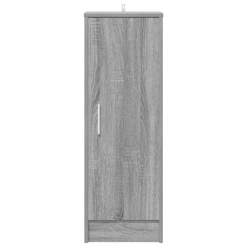 Scarpiera Grigio Sonoma 32x35x92 cm in Legno Multistrato