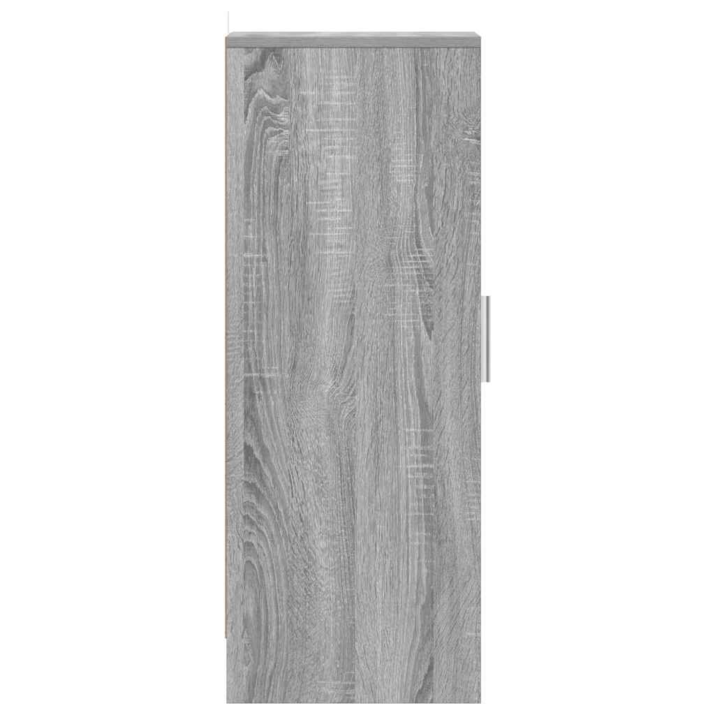 Scarpiera Grigio Sonoma 32x35x92 cm in Legno Multistrato