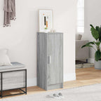 Scarpiera Grigio Sonoma 32x35x92 cm in Legno Multistrato