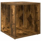 Tavolino da Salotto Rovere Fumo 33x33x34,5 cm Legno Multistrato