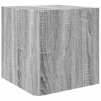 Tavolino Salotto Grigio Sonoma 33x33x34,5 cm Legno Multistrato