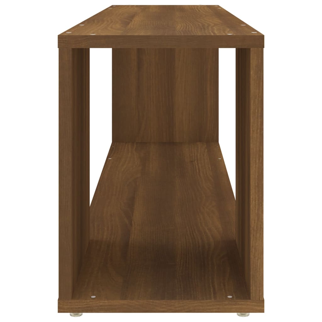 Mobile TV Rovere Marrone 100x24x32 cm in Legno Multistrato