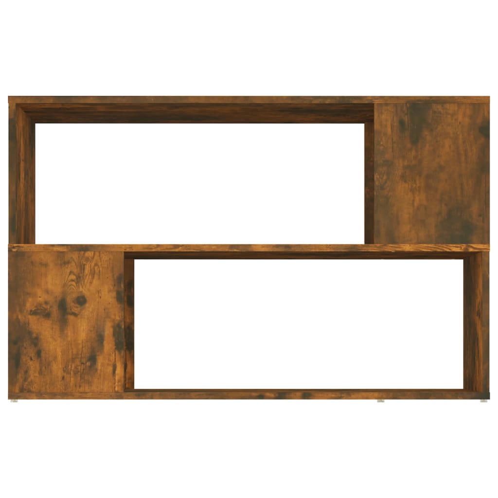 Libreria Rovere Fumo 100x24x63 cm in Legno Multistrato