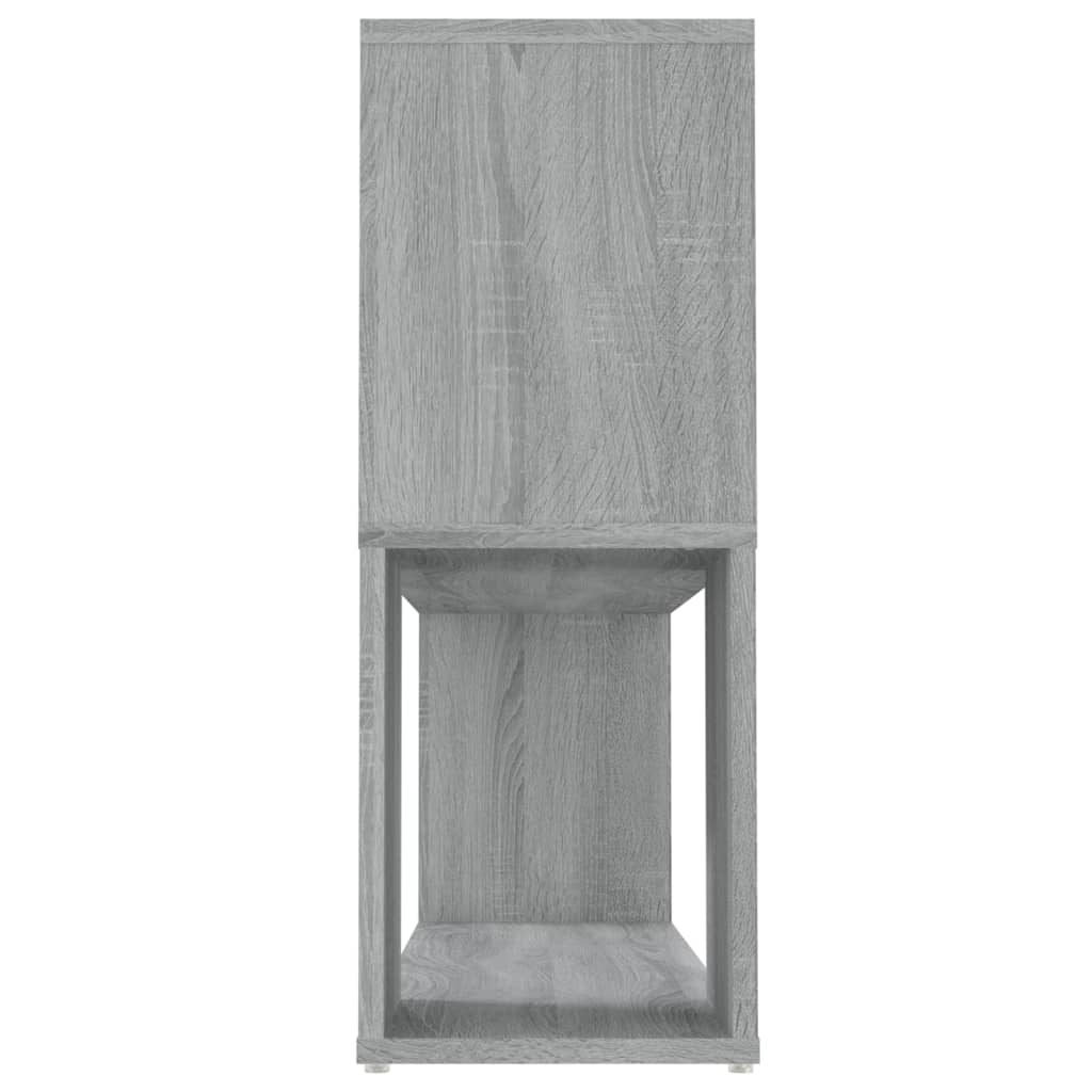 Libreria Grigio Sonoma 100x24x63 cm in Legno Multistrato
