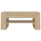 Tavolino da Salotto Rovere Sonoma 102x55x45cm Legno Multistrato