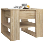 Tavolino Salotto Rovere Sonoma 55,5x55x45 cm Legno Multistrato