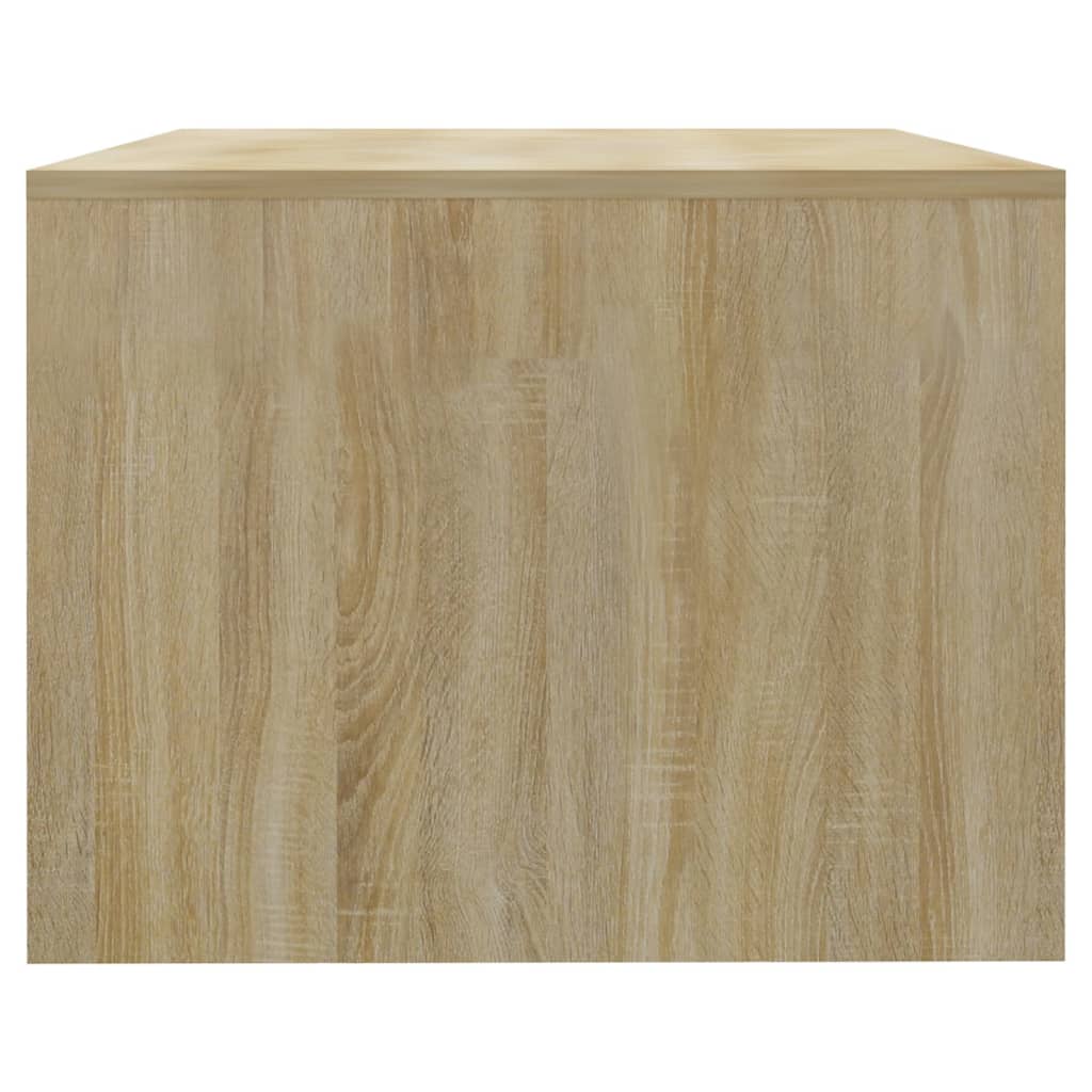 Tavolino da Salotto Rovere Sonoma 102x55x42cm Legno Compensato