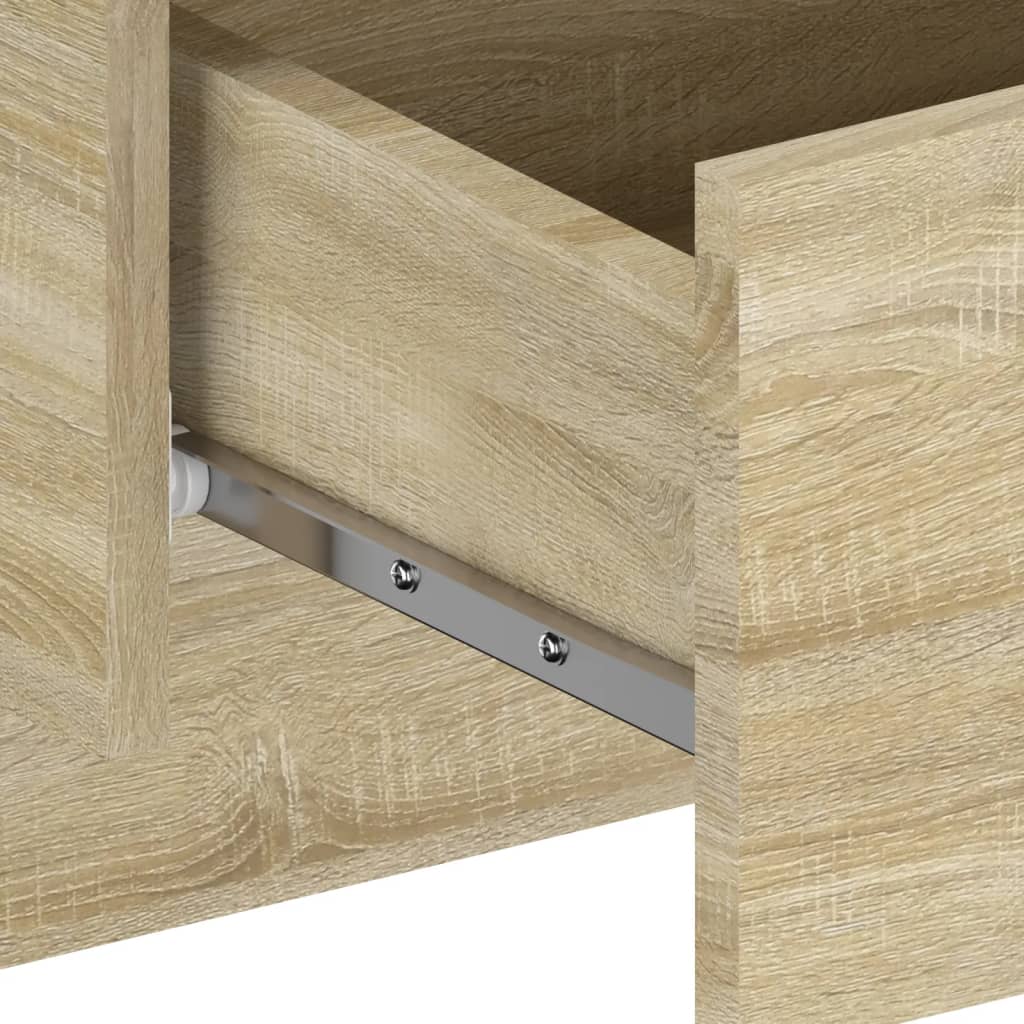 Comodini a Muro 2 pz Rovere Sonoma