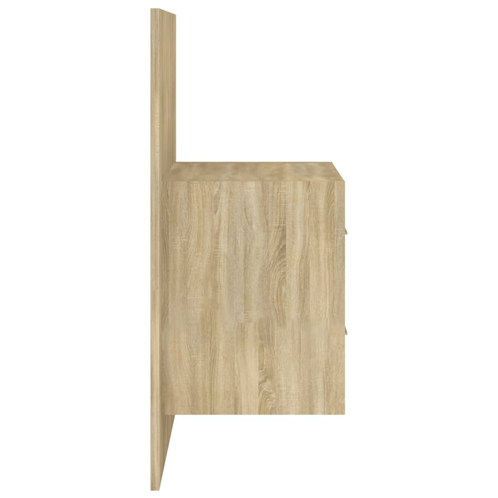 Comodini a Muro 2 pz Rovere Sonoma