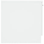 Comodini 2 pz Bianco Lucido 40x39x40 cm