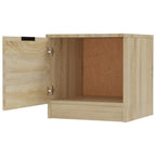 Comodini 2 pz Rovere Sonoma 40x39x40 cm