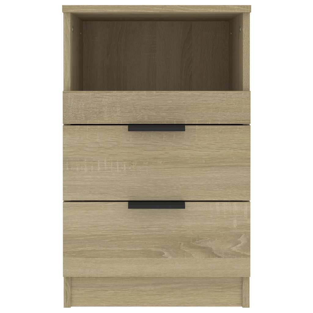 Comodino Rovere Sonoma in Legno Multistrato