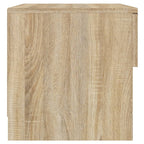 Comodini 2 pz Rovere Sonoma in Legno Multistrato