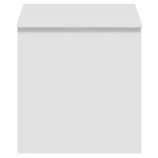 Tavolino da Salotto Bianco 102x50,5x52,5cm in Legno Multistrato