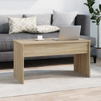Tavolino Rovere Sonoma 102x50,5x52,5 cm in Legno Multistrato