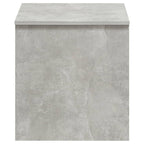 Tavolino Grigio Cemento 102x50,5x52,5 cm in Legno Multistrato