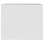 Tavolino da Salotto Bianco 80x50,5x41,5 cm Legno Multistrato